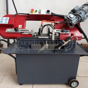 Sıfır Ayarında 200 luk Açılı Şerit Testere Tezgahı