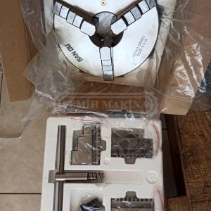 Sıfır kutusunda 250 çap 3 ayak full takım torna aynası