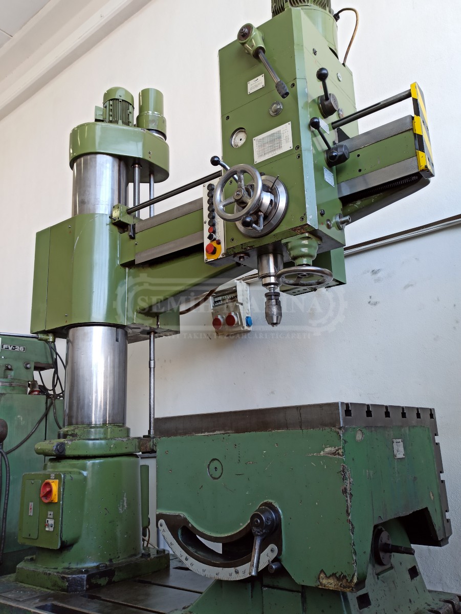 Sıfır Ayarında Orjinal Alman Bowes Patentli Radyal Matkap Tezgahı