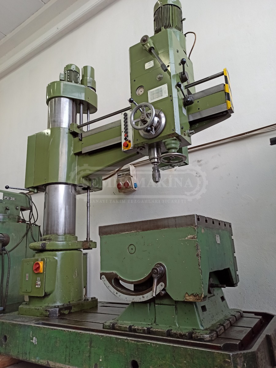 Sıfır Ayarında Orjinal Alman Bowes Patentli Radyal Matkap Tezgahı - Görsel 12
