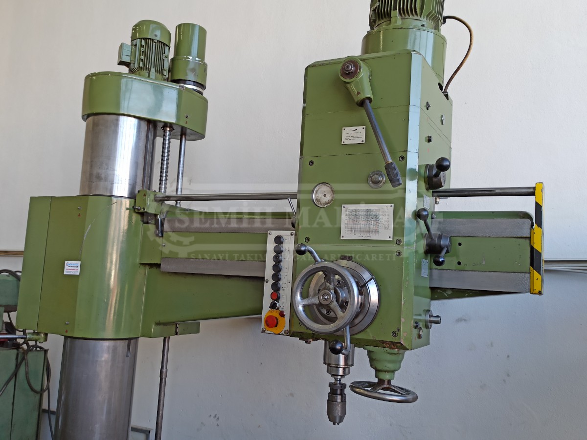 Sıfır Ayarında Orjinal Alman Bowes Patentli Radyal Matkap Tezgahı - Görsel 9