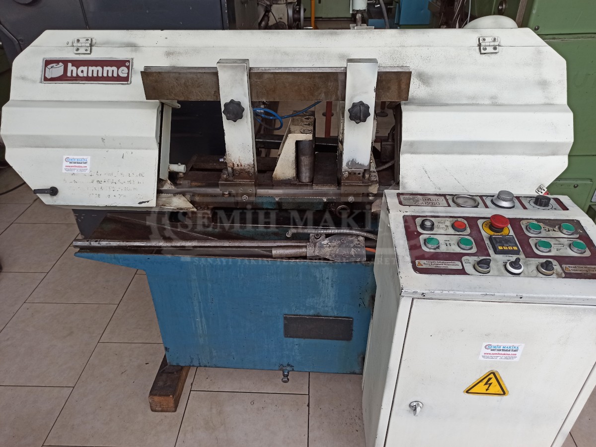 Sıfır Ayarında 280 lik Otomatik Hamme Şerit Testere Tezgahı - Görsel 2