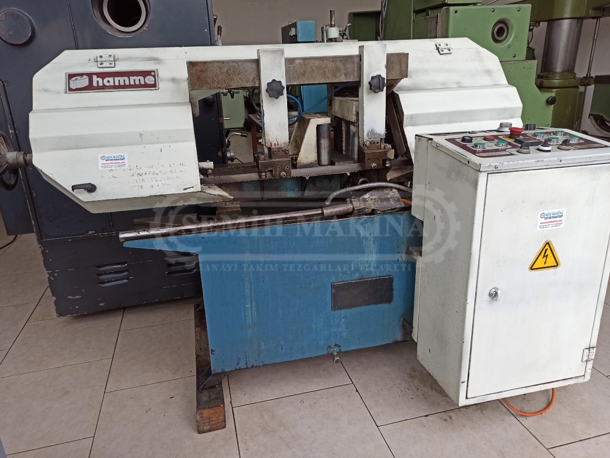 Sıfır Ayarında 280 lik Otomatik Hamme Şerit Testere Tezgahı