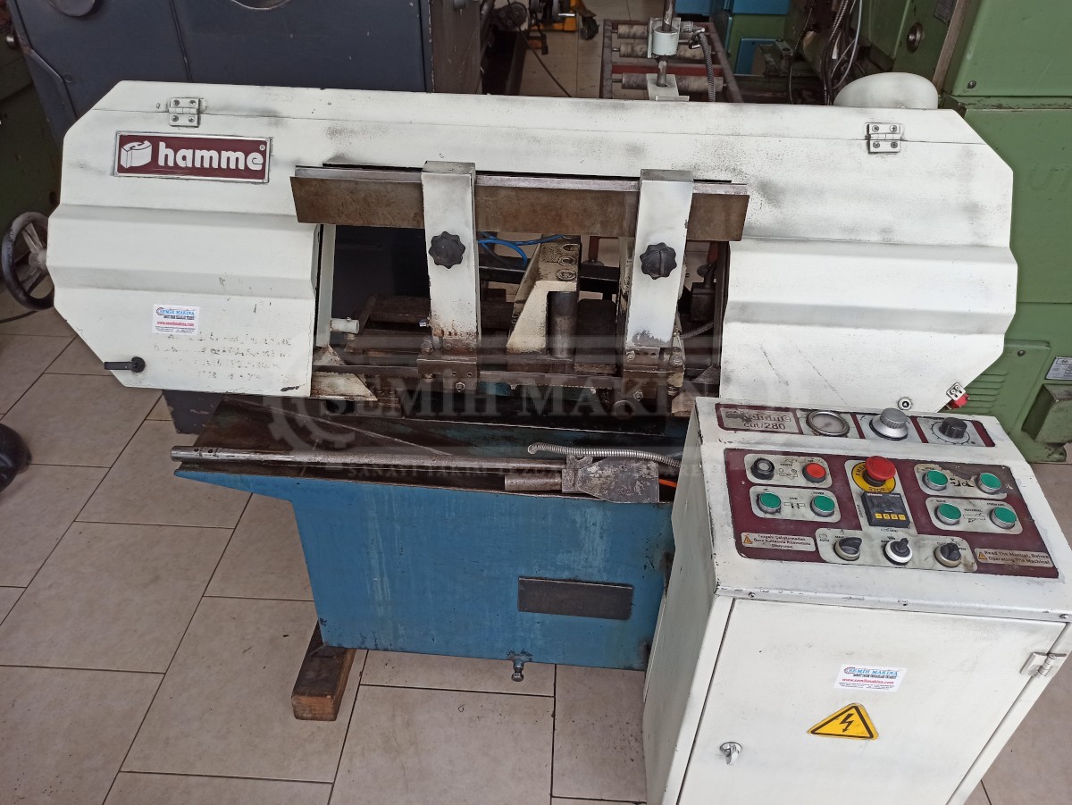 Sıfır Ayarında 280 lik Otomatik Hamme Şerit Testere Tezgahı - Görsel 6