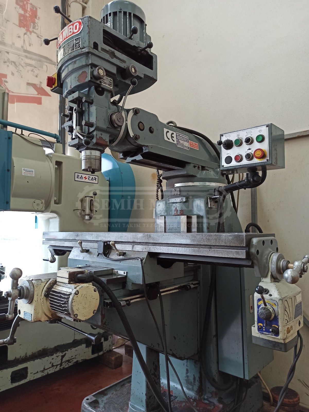 Rambo Orjinal Taiwan Otomatikli Kalıpçı Freze Tezgahı