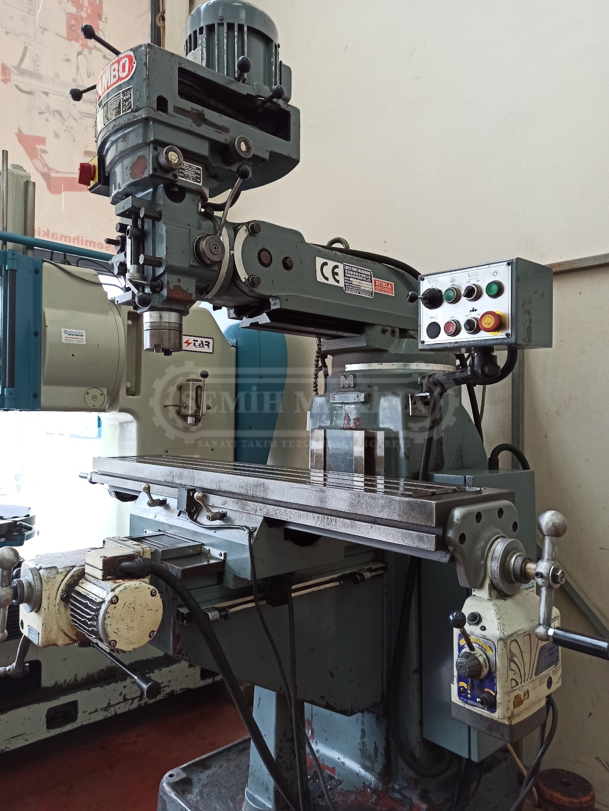 Rambo Orjinal Taiwan Otomatikli Kalıpçı Freze Tezgahı - Görsel 4