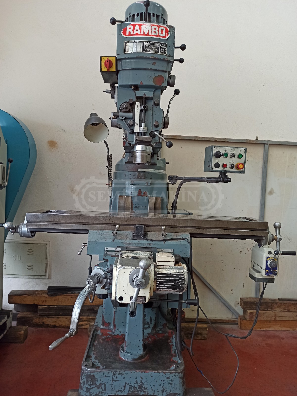 Rambo Orjinal Taiwan Otomatikli Kalıpçı Freze Tezgahı - Görsel 7