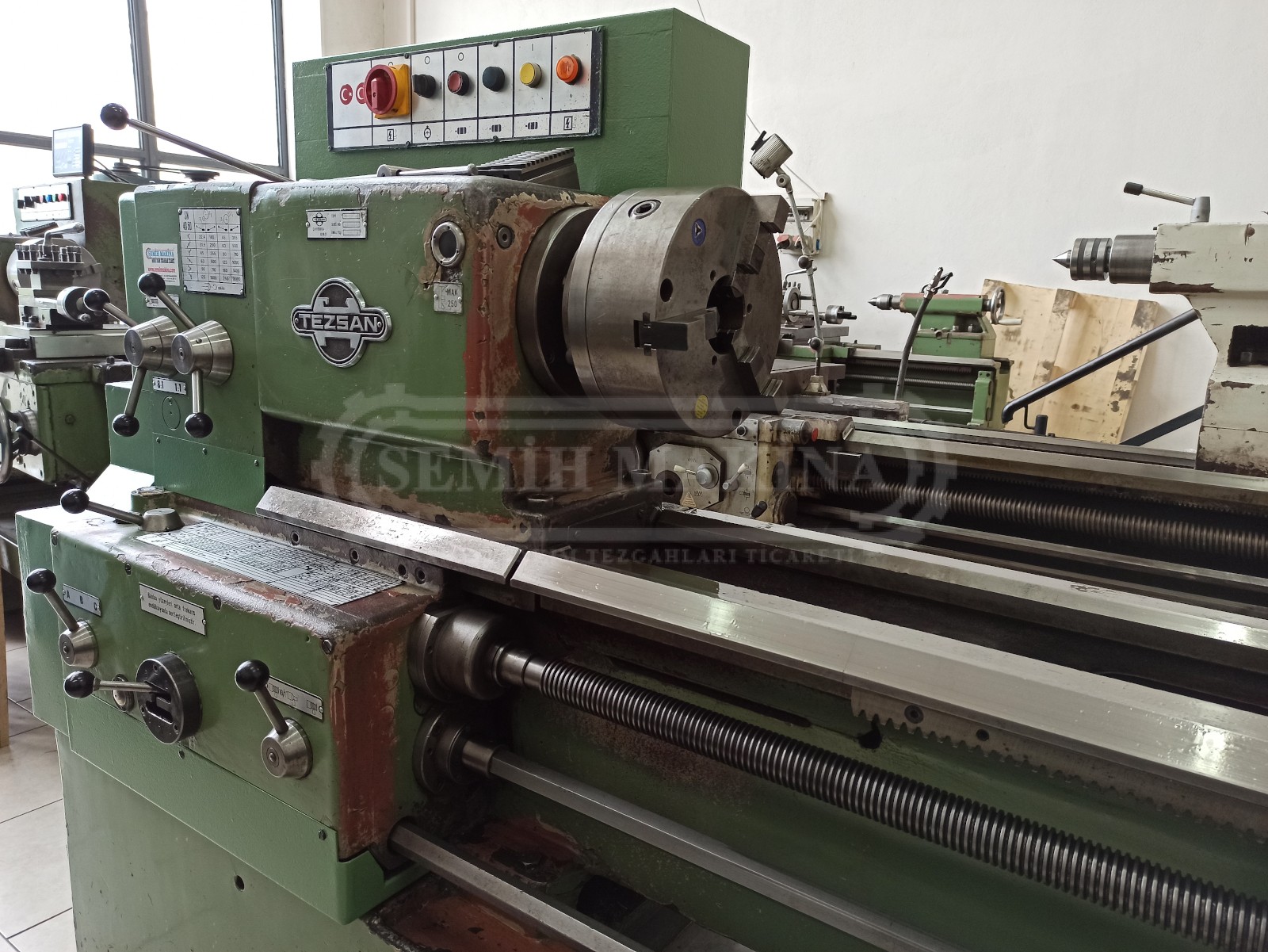 Sıfır Ayarında 1 Metre Kızakları Orjinal Tezsan SN50C Tos Torna - Görsel 2