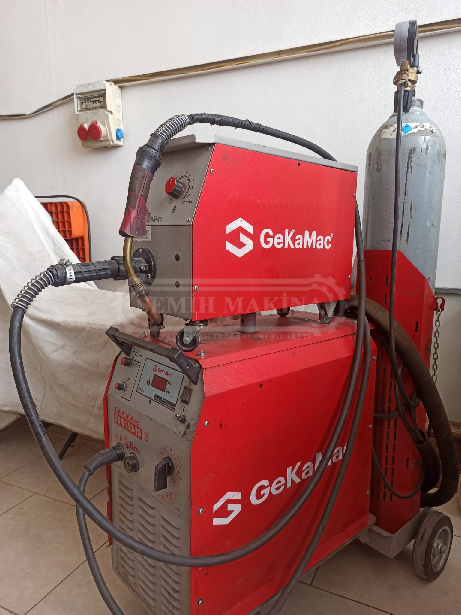 Sıfır Ayarında Gekamac 350 Amper Full Takım Gazaltı Kaynak