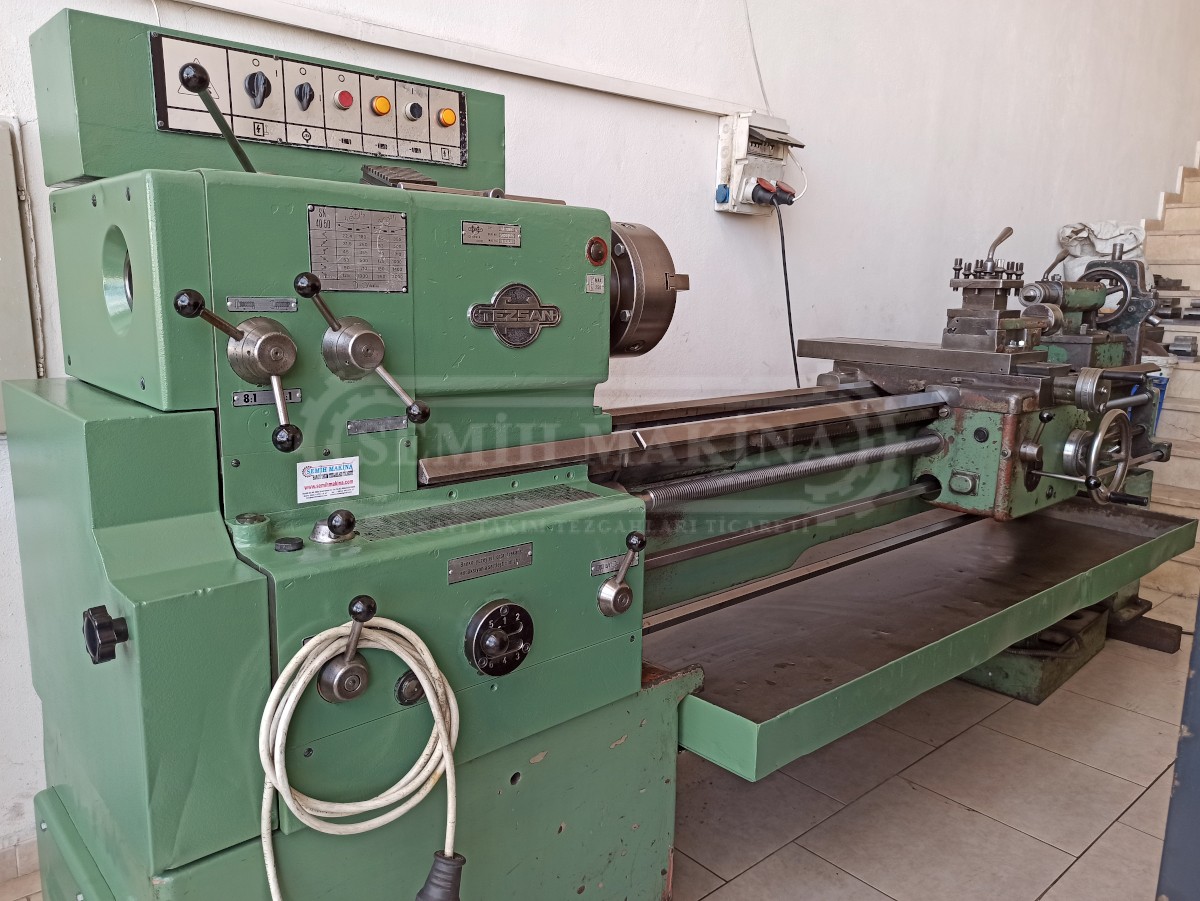 2 Metre Kızakları Temiz Orjinal Tezsan SN50C Tos Torna - Görsel 3